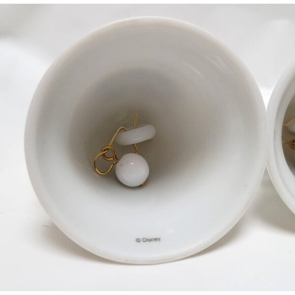 Lot of 6 Disney Characters 2" Ceramic Christmas Bell Ornaments 2001-2006 - Picture 8 of 8